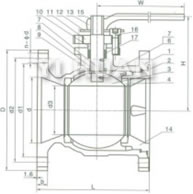 One Piece Reduced Port Floating Ball Valve