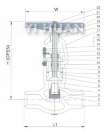 Pressure Seal Globe Valve