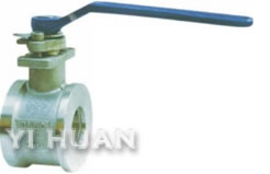 Double-Clip Connected Ball Valve