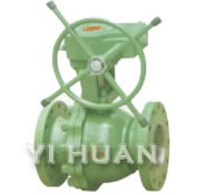 Flange-connection floating ball valve brief figure of structure-1