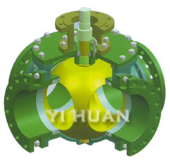 Four-way ball valve product picture-1