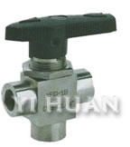 Q14SA-64 Female Thread 3-Way Ball Valve