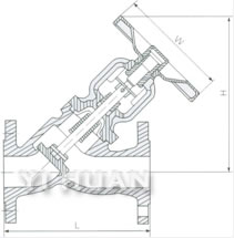 Y-type bellow seal stop valve acc. to DIN construction