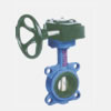 Please click the right side title:D371X/J butt-clamped turbine-driven rubber-lined butterfly valve