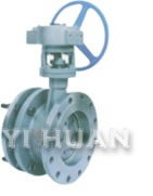 SD41X stretch type turbine driven flange butterfly valve