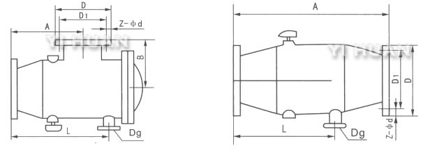 Automatic sludge-draining filter brief figure of structure