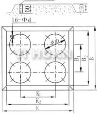 Basic figure for flexible joint drill swelling screw orifice Drawing