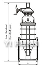 Oversized resilient seated gate valve  brief figure of structure-3