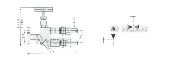 1151 integrative valve manifolds diagram and connecting dimensions