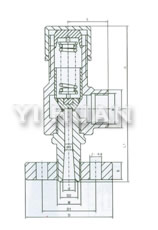 Closed Spring Loaded Low Lift Type-High Pressure Safety Valve brief figure of structure-1