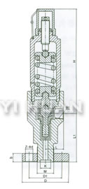 Safety overflow valve brief figure of structure-2