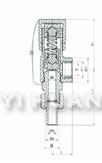 全啟式、微啟式螺紋安全閥 結(jié)構(gòu)圖2