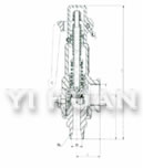 全啟式、微啟式螺紋安全閥 結(jié)構(gòu)圖2