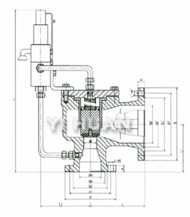 先導式泄壓安全閥 結(jié)構(gòu)圖