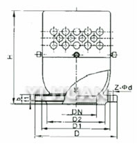 A72W真空負(fù)壓安全閥 結(jié)構(gòu)圖