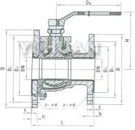 QF41F46/F3-6/10/16C/P   ANSI:150Lb結構圖