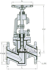 J41 F46/F3-10/16/25C/P    ANSI:150Lb/300Lb結(jié)構(gòu)圖