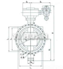 防泥沙蝶閥結(jié)構(gòu)圖