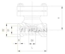 低溫止回閥 結(jié)構(gòu)圖
