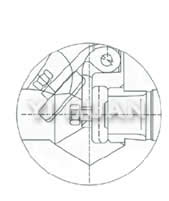 150-600Lb 旋啟式鍛鋼法蘭止回閥