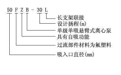 FZB系列氟塑料自吸泵圖