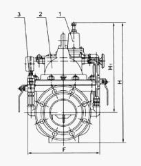 200X隔膜式減壓閥結(jié)構(gòu)圖1