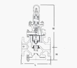 活塞式蒸汽減壓閥結構圖1
