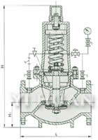 YFY-Y46T組合式減壓閥結(jié)構(gòu)圖