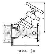 SP45F-10/16型平衡閥結(jié)構(gòu)圖