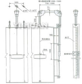 UFZ-4浮標(biāo)液位計(jì)結(jié)構(gòu)圖