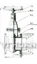 暗桿楔式閘閥 結(jié)構(gòu)圖