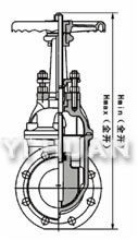 RRHX明桿彈性座封消防閘閥 結(jié)構(gòu)圖2