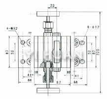 1151T型三組閥結(jié)構(gòu)圖