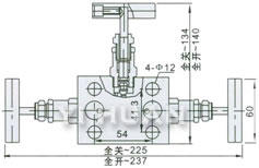 三組閥 1151型結(jié)構(gòu)圖