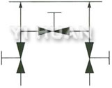 三組閥 1151型流向圖