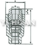 H12H-40  H12H-160  內(nèi)羅紋立式止回閥、承插焊立式止回閥